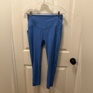 🍋 LIKE NEW Lululemon All the Right Places HR Crop 23” - Blue Nile - Sz 8